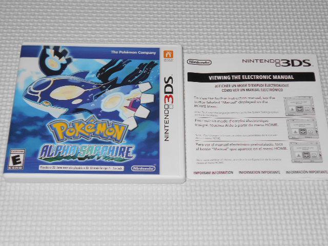3DSPOKEMON ALPHA SAPPHIRE COŁtE\tgtmF   Q[{/\tg 