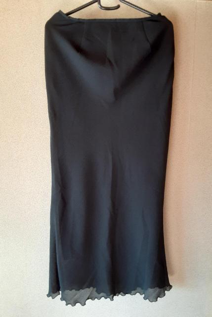 スカート Rouquine ロングスカート 日本製 フレアスカート ウエスト64 裏地付き ブラック 黒 レディース 洋服 服 < 女性ファッション  スカート Rouquine ロングスカート 日本製 フレアスカート ウエスト64 裏地付き ブラック 黒 レディース 洋服 服 < 女性ファッションの