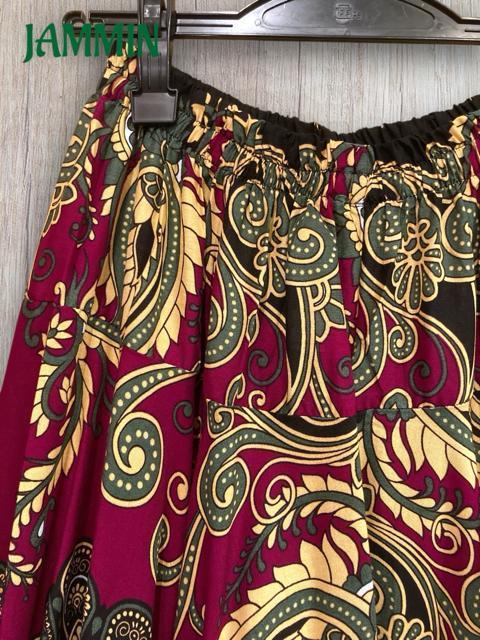 ペーズリー紋様柄ワイドパンツ アジアン エスニック ヒッピー フレアパンツ < 女性ファッション ペーズリー紋様柄ワイドパンツ アジアン エスニック ヒッピー フレアパンツ < 女性ファッションの