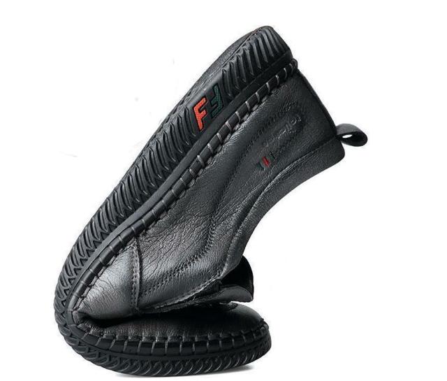 メンズ スリッポン 中年 ソフトソール ソフトレザー フラット ブラウン ブラック 26cm 26.5cm < 男性ファッション メンズ スリッポン 中年 ソフトソール ソフトレザー フラット ブラウン ブラック 26cm 26.5cm < 男性ファッションの