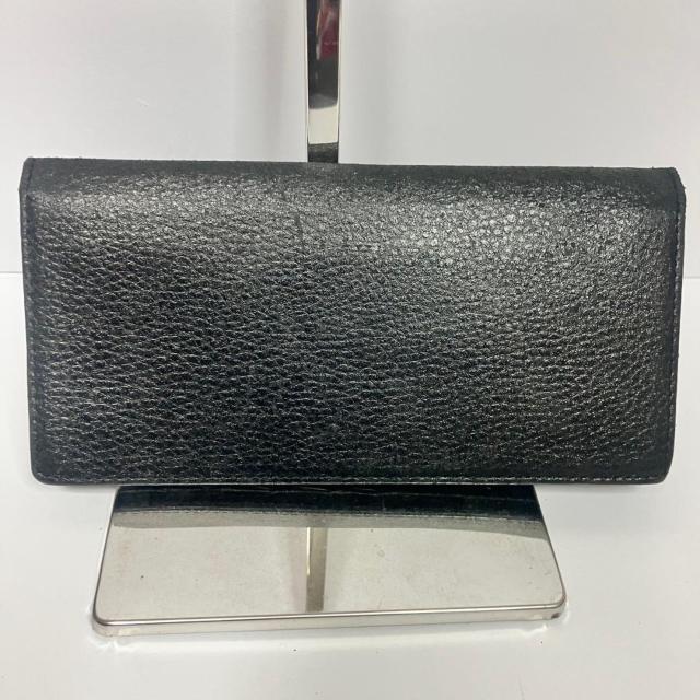 フランコバレンチノ FRANCO VALENTINO 長財布 黒 レザー シボ革 < 男性ファッション フランコバレンチノ FRANCO VALENTINO 長財布 黒 レザー シボ革 < 男性ファッションの