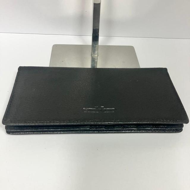 フランコバレンチノ FRANCO VALENTINO 長財布 黒 レザー シボ革 < 男性ファッション フランコバレンチノ FRANCO VALENTINO 長財布 黒 レザー シボ革 < 男性ファッションの