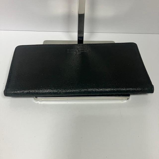 フランコバレンチノ FRANCO VALENTINO 長財布 黒 レザー シボ革 < 男性ファッション フランコバレンチノ FRANCO VALENTINO 長財布 黒 レザー シボ革 < 男性ファッションの