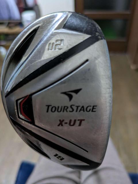 TOURSTAGE X-UT ユーティリティ 02 (19度) 04 (23度) 2本セット < レジャー/スポーツ TOURSTAGE X-UT ユーティリティ 02 (19度) 04 (23度) 2本セット < レジャー/スポーツの