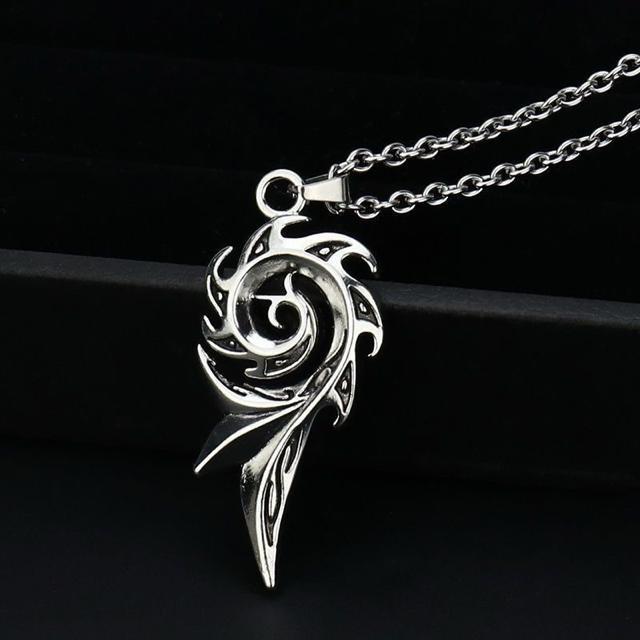 トライバル 螺旋 フェザー ネックレス シルバー 燻し加工 ゴシック メンズ スパイラル ペンダント 喜平チェーンストリート系 < 男性アクセサリー/時計 トライバル 螺旋 フェザー ネックレス シルバー 燻し加工 ゴシック メンズ スパイラル ペンダント 喜平チェーンストリート系 < 男性アクセサリー/時計の