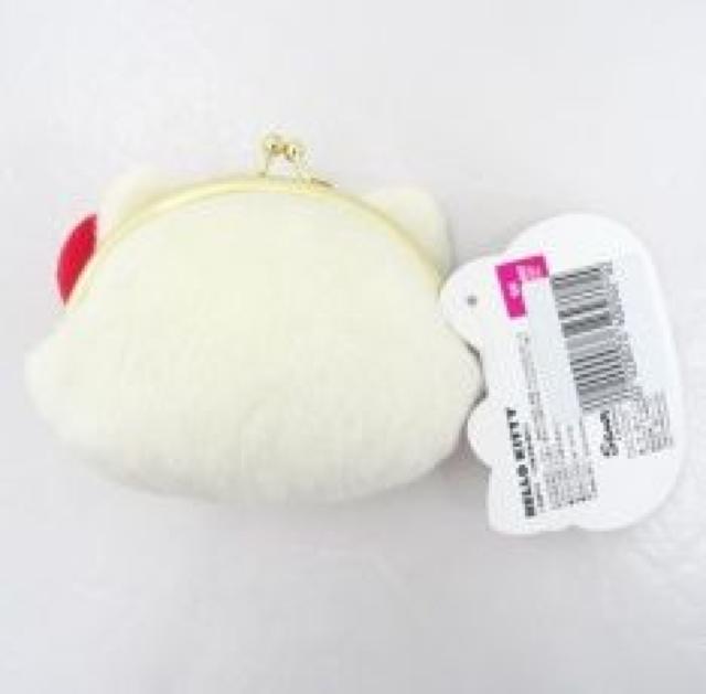 《New》キティちゃん★ぬいぐるみ風・70年代シリーズ*がま口.コインケース < 女性ファッション  《New》キティちゃん★ぬいぐるみ風・70年代シリーズ*がま口.コインケース < 女性ファッションの