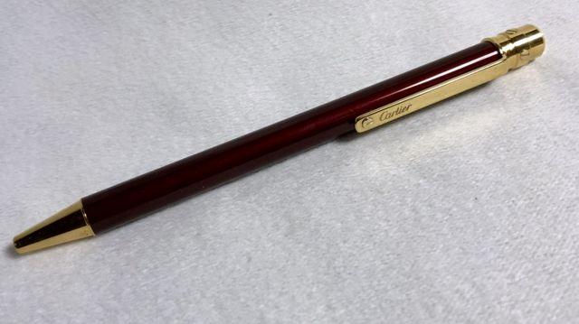 正規良レア Cartierカルティエ サントス ロゴ文字ボールペン 赤×金 インク黒筆記可 クラシック ビジネス○男女兼用 < ブランド  正規良レア Cartierカルティエ サントス ロゴ文字ボールペン 赤×金 インク黒筆記可 クラシック ビジネス○男女兼用 < ブランドの