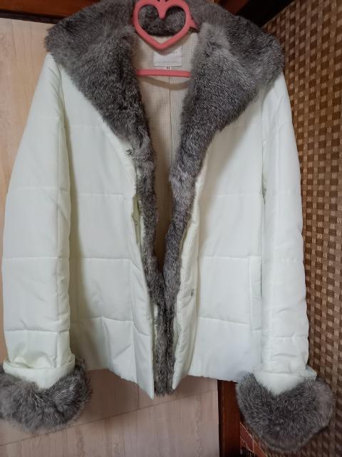 新品★大人可愛い♪EMMAJAMESラビットファー飾り白アウター【11号】 < 女性ファッション  新品★大人可愛い♪EMMAJAMESラビットファー飾り白アウター【11号】 < 女性ファッションの