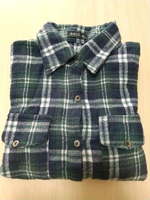 緑のチェックシャツ◆Mサイズ < 女性ファッション  緑のチェックシャツ◆Mサイズ  < 女性ファッションの