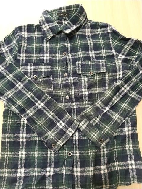 緑のチェックシャツ◆Mサイズ < 女性ファッション  緑のチェックシャツ◆Mサイズ < 女性ファッションの