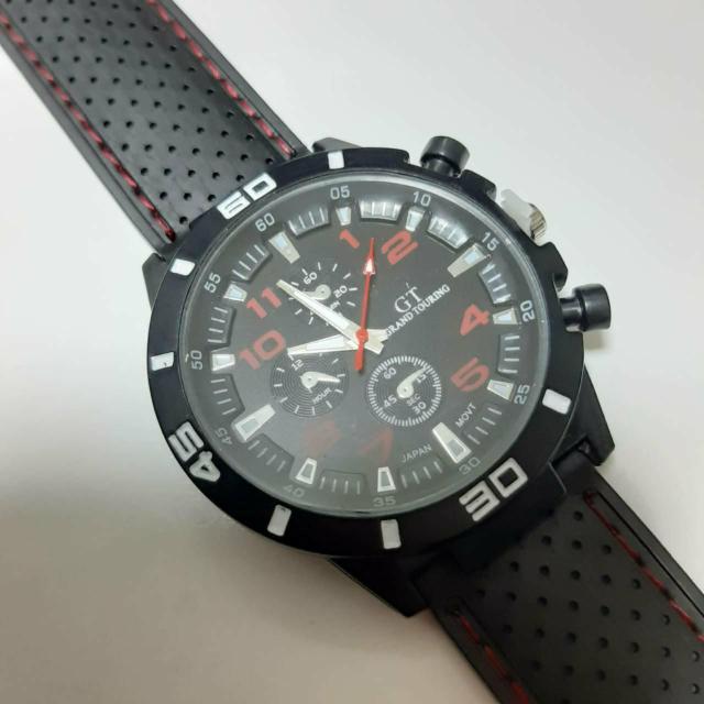 新品 腕時計 黒   赤 スポーツ ビジネス  < 男性アクセサリー/時計  新品 腕時計 黒   赤 スポーツ ビジネス  < 男性アクセサリー/時計の