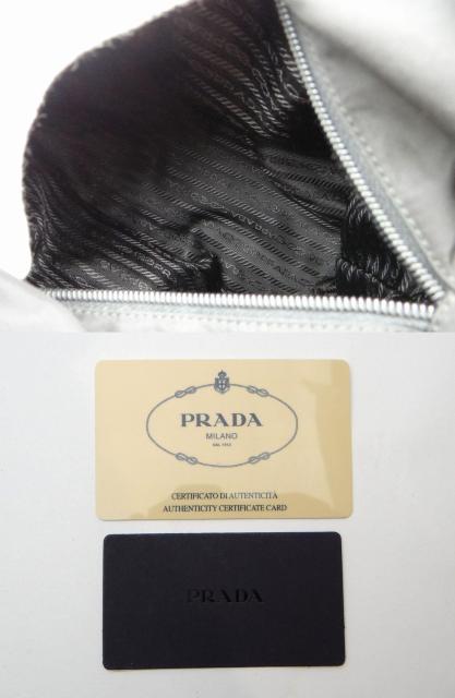 PRADA プラダ B8484 TESSUTO CITY ナイロン ハンドバッグ ブラック×三角プレート<USED> < ブランド PRADA プラダ B8484 TESSUTO CITY ナイロン ハンドバッグ ブラック×三角プレート<USED> < ブランドの