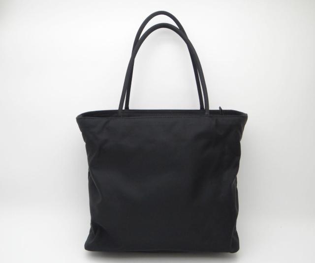 PRADA プラダ B8484 TESSUTO CITY ナイロン ハンドバッグ ブラック×三角プレート<USED> < ブランド PRADA プラダ B8484 TESSUTO CITY ナイロン ハンドバッグ ブラック×三角プレート<USED> < ブランドの