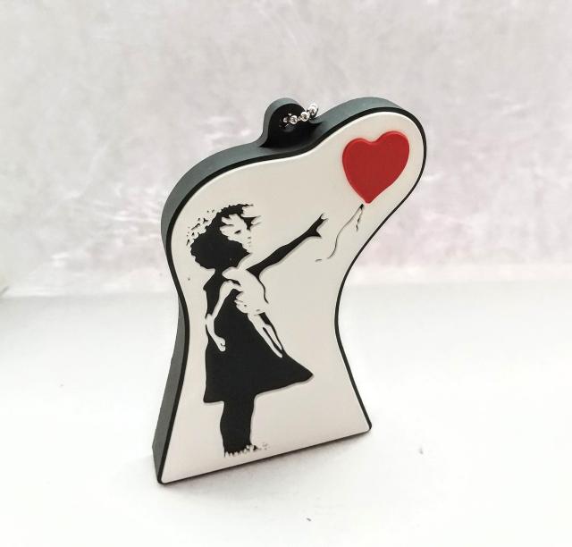 バルーンガール バンクシー ラバースタンド キーチェーン ボールチェーン キーホルダー  < ホビー  バルーンガール バンクシー ラバースタンド キーチェーン ボールチェーン キーホルダー  < ホビーの