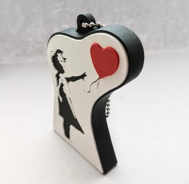 バルーンガール バンクシー ラバースタンド キーチェーン ボールチェーン キーホルダー  < ホビー  バルーンガール バンクシー ラバースタンド キーチェーン ボールチェーン キーホルダー  < ホビーの