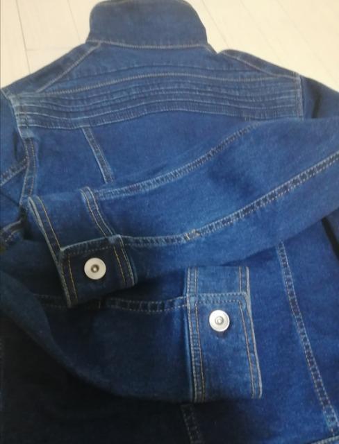 ★新品未使用タグ付き★Gジャンジーンズジャケット★ ジャケットショート丈足長効果抜群ポケット便利定番カラー大活躍人気ポケットデニム < 女性ファッション  ★新品未使用タグ付き★Gジャンジーンズジャケット★ ジャケットショート丈足長効果抜群ポケット便利定番カラー大活躍人気ポケットデニム < 女性ファッションの