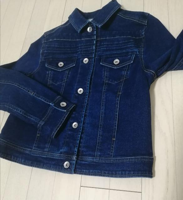 ★新品未使用タグ付き★Gジャンジーンズジャケット★ ジャケットショート丈足長効果抜群ポケット便利定番カラー大活躍人気ポケットデニム < 女性ファッション  ★新品未使用タグ付き★Gジャンジーンズジャケット★ ジャケットショート丈足長効果抜群ポケット便利定番カラー大活躍人気ポケットデニム < 女性ファッションの