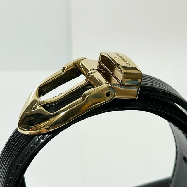 ���i LOUIS VUITTON ���C���B�g�� �x���g M6832 �G�s �T���`���[�� �N���V�b�N �u���b�N �� �u�����h�� 