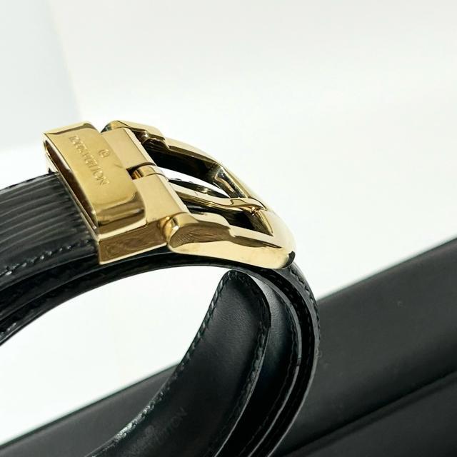 ���i LOUIS VUITTON ���C���B�g�� �x���g M6832 �G�s �T���`���[�� �N���V�b�N �u���b�N �� �u�����h�� 