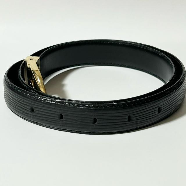 ���i LOUIS VUITTON ���C���B�g�� �x���g M6832 �G�s �T���`���[�� �N���V�b�N �u���b�N �� �u�����h�� 