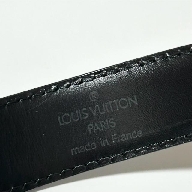 ���i LOUIS VUITTON ���C���B�g�� �x���g M6832 �G�s �T���`���[�� �N���V�b�N �u���b�N �� �u�����h�� 