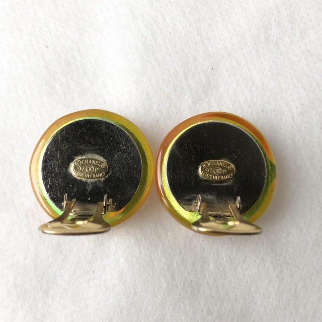 CHANEL �V���l�� ���B���e�[�W �C�������O �I�����W ���W�� �R�R�}�[�N �J�����A �n�C�q�[�� 97P �� �u�����h�� 