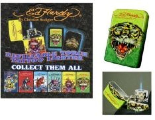 【エドハーディー】〈タイガー Classic Tiger〉ターボガスライター ケース付 < ブランド 【エドハーディー】〈タイガー Classic Tiger〉ターボガスライター ケース付 < ブランドの