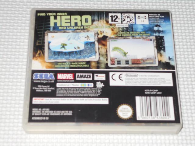 DS★THE INCREDIBLE HULK THE OFFICIAL VIDEOGAME 海外版 < ゲーム本体/ソフト  DS★THE INCREDIBLE HULK THE OFFICIAL VIDEOGAME 海外版 < ゲーム本体/ソフトの