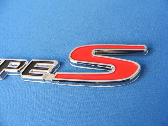 ●TYPE S エス ABS製 CH/BLACK/RED 凹凸仕様 エンブレム 新品● < 自動車/バイク ●TYPE S エス ABS製 CH/BLACK/RED 凹凸仕様 エンブレム 新品● < 自動車/バイク