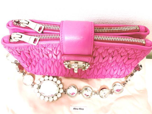 miumiuナッパクリスタルビジューハンドクラッチパーティーバッグキラキラシルバーミュウミュウラムマゼンダピンクポーチNAPPA < ブランド miumiuナッパクリスタルビジューハンドクラッチパーティーバッグキラキラシルバーミュウミュウラムマゼンダピンクポーチNAPPA < ブランドの