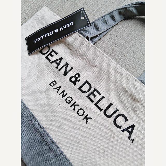海外限定●DEAN&DELUCAディーンアンドデルーカ●ロゴ入り キャンバストートバッグ S●バイカラー グレー●お弁当入れ 散歩 < 女性ファッション 海外限定●DEAN&DELUCAディーンアンドデルーカ●ロゴ入り キャンバストートバッグ S●バイカラー グレー●お弁当入れ 散歩 < 女性ファッションの