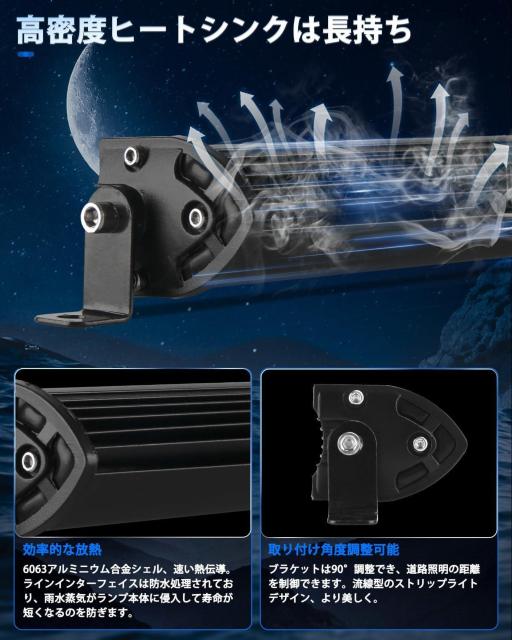 LEDライトバー 車 20インチ ledバーライト 車 ワークライト 12V 24V兼用 < 自動車/バイク LEDライトバー 車 20インチ ledバーライト 車 ワークライト 12V 24V兼用 < 自動車/バイク