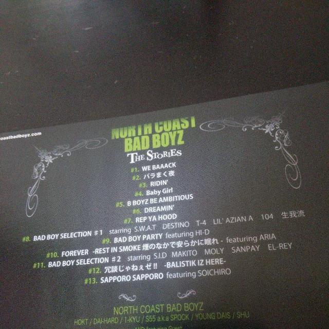NORTH COAST BAD BOYZ『THE STORIES』HOKT 札幌 < CD/DVD/ビデオ  NORTH COAST BAD BOYZ『THE STORIES』HOKT 札幌 < CD/DVD/ビデオの