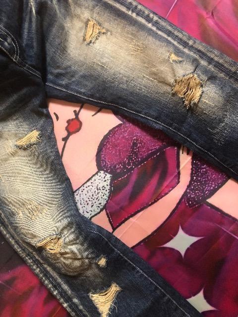 LA GATEデニムパンツ。 < 男性ファッション  LA GATEデニムパンツ。 < 男性ファッションの