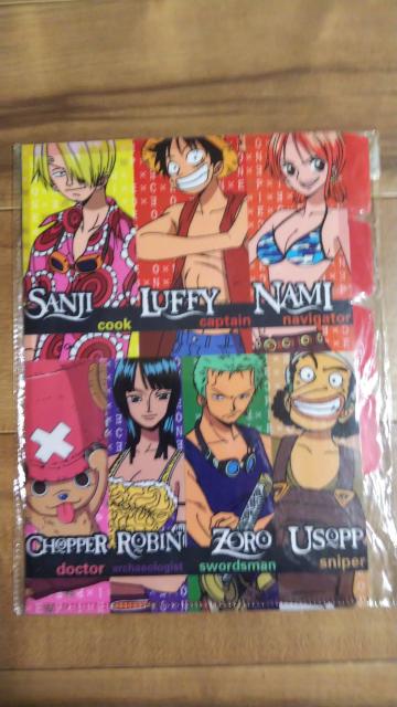 新品★ワンピース・クリアファイル★書類整理の4ヵ所ポケット仕切り付き・送料込み● < アニメ/コミック/キャラクター  新品★ワンピース・クリアファイル★書類整理の4ヵ所ポケット仕切り付き・送料込み● < アニメ/コミック/キャラクターの
