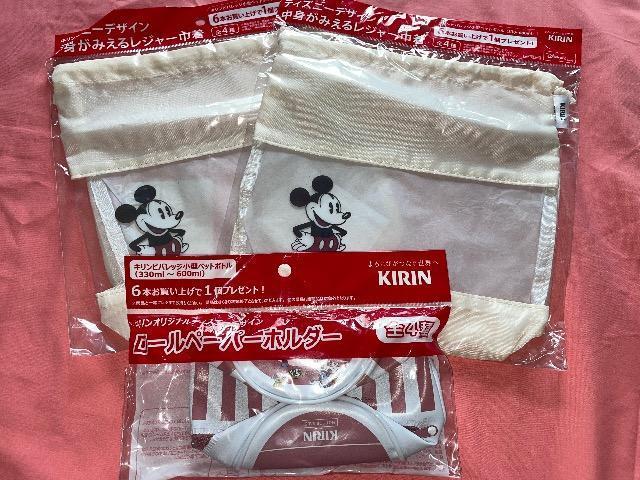 ♯新品♯ディズニー  中身が見えるレジャー巾着  ミッキー2点  & ロールペーパーホルダー  ミニー   3点まとめ売  キリン < グルメ/ドリンク  ♯新品♯ディズニー  中身が見えるレジャー巾着  ミッキー2点  & ロールペーパーホルダー  ミニー   3点まとめ売  キリン  < グルメ/ドリンクの