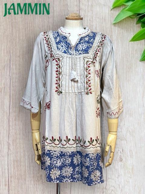 刺繍入りチュニック エスニック ヒッピー アジアン 個性派 チュニック < 女性ファッション 刺繍入りチュニック エスニック ヒッピー アジアン 個性派 チュニック < 女性ファッションの