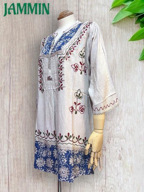 刺繍入りチュニック エスニック ヒッピー アジアン 個性派 チュニック < 女性ファッション 刺繍入りチュニック エスニック ヒッピー アジアン 個性派 チュニック < 女性ファッションの
