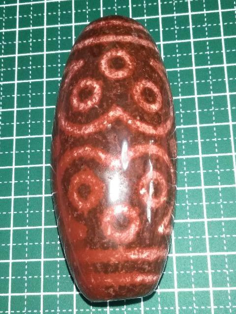 中型天珠の置物 十二仏眼星辰天珠 老メノウ < インテリア/ライフ 中型天珠の置物 十二仏眼星辰天珠 老メノウ < インテリア/ライフの