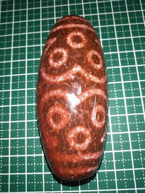 中型天珠の置物 十二仏眼星辰天珠 老メノウ < インテリア/ライフ 中型天珠の置物 十二仏眼星辰天珠 老メノウ < インテリア/ライフの