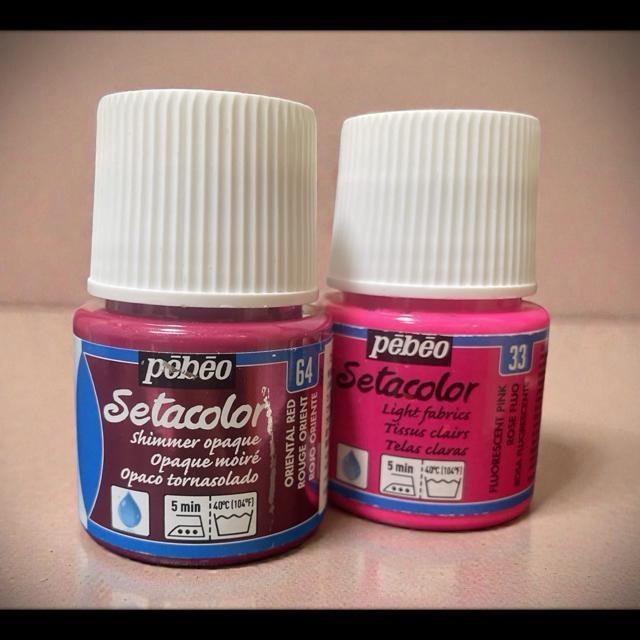 �t�����X��� PEBEO Setacolor �؂׃I �Z�^�J���[ �t�@�u���b�N�y�C���g 2�{�Z�b�g �u���s���N ���b�h �z�p�G�̋�  �� �y�b�g/��|/���|�� 