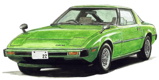 NC-314 マツダ サバンナRX-7限定版画サイン額装作家平右ヱ門 < 自動車/バイク NC-314 マツダ サバンナRX-7限定版画サイン額装作家平右ヱ門 < 自動車/バイク