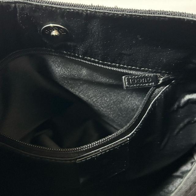 GUCCI 001�E3297�E002058 �����V�����_�[�o�b�O �V�����_�[�o�b�O �L�����o�X ���U�[ �u���b�N �� �u�����h�� 