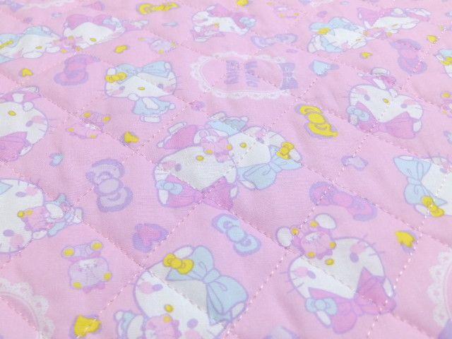 【キティ】可愛い♪体操服.小物!2way 持ち手 キルトナップサック 巾着袋 バッグ < キッズ/ベビー  【キティ】可愛い♪体操服.小物!2way 持ち手 キルトナップサック 巾着袋 バッグ < キッズ/ベビーの