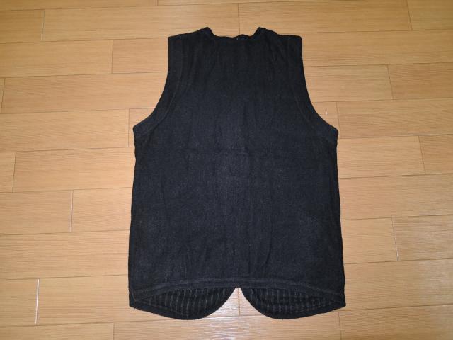 ダブルタップスWTAPSニットベストM黒カシミヤ混ストライプLOUNGE < ブランド  ダブルタップスWTAPSニットベストM黒カシミヤ混ストライプLOUNGE < ブランドの