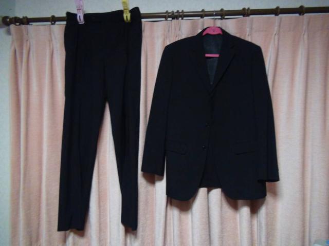 COMME,CA,ISMの黒のスーツ(XL)!。 < ブランド  COMME,CA,ISMの黒のスーツ(XL)!。  < ブランドの