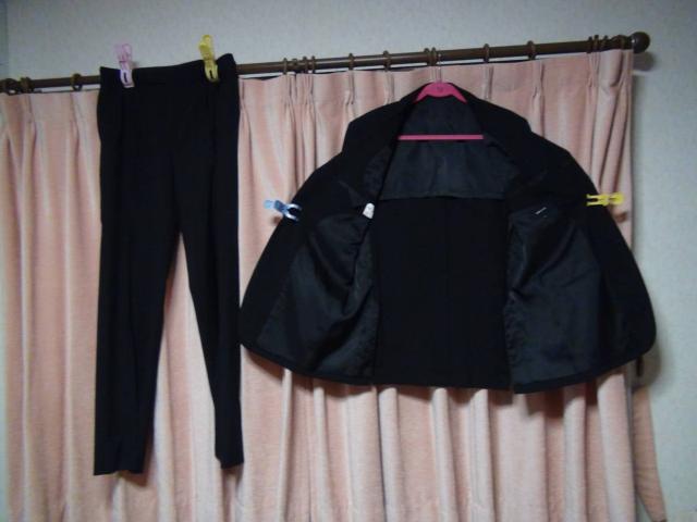 COMME,CA,ISMの黒のスーツ(XL)!。 < ブランド  COMME,CA,ISMの黒のスーツ(XL)!。 < ブランドの