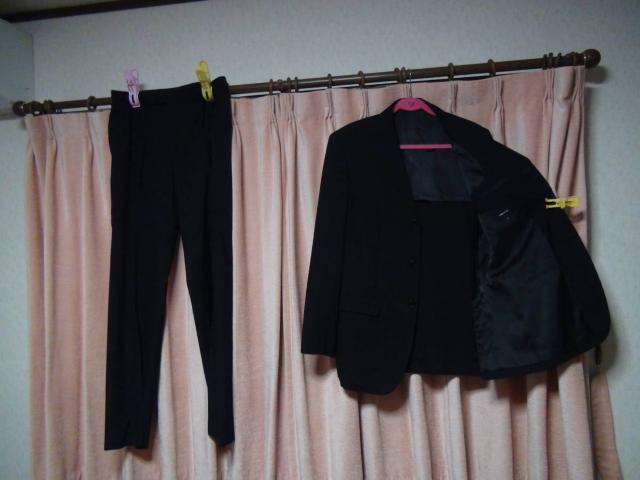 COMME,CA,ISMの黒のスーツ(XL)!。 < ブランド  COMME,CA,ISMの黒のスーツ(XL)!。 < ブランドの