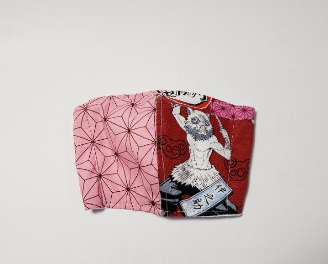 XS6夏 ★【限定】 柔らかい 接触冷感立体マスク 伊之助(*^^*)ハンドメイド < 女性ファッション  XS6夏 ★【限定】 柔らかい 接触冷感立体マスク 伊之助(*^^*)ハンドメイド < 女性ファッションの