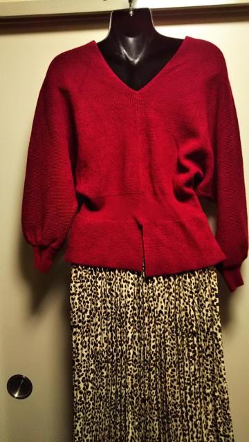 ☆夢展望2WAYドルマンスリーブペプラムニット☆超美品 < 女性ファッション  ☆夢展望2WAYドルマンスリーブペプラムニット☆超美品 < 女性ファッションの